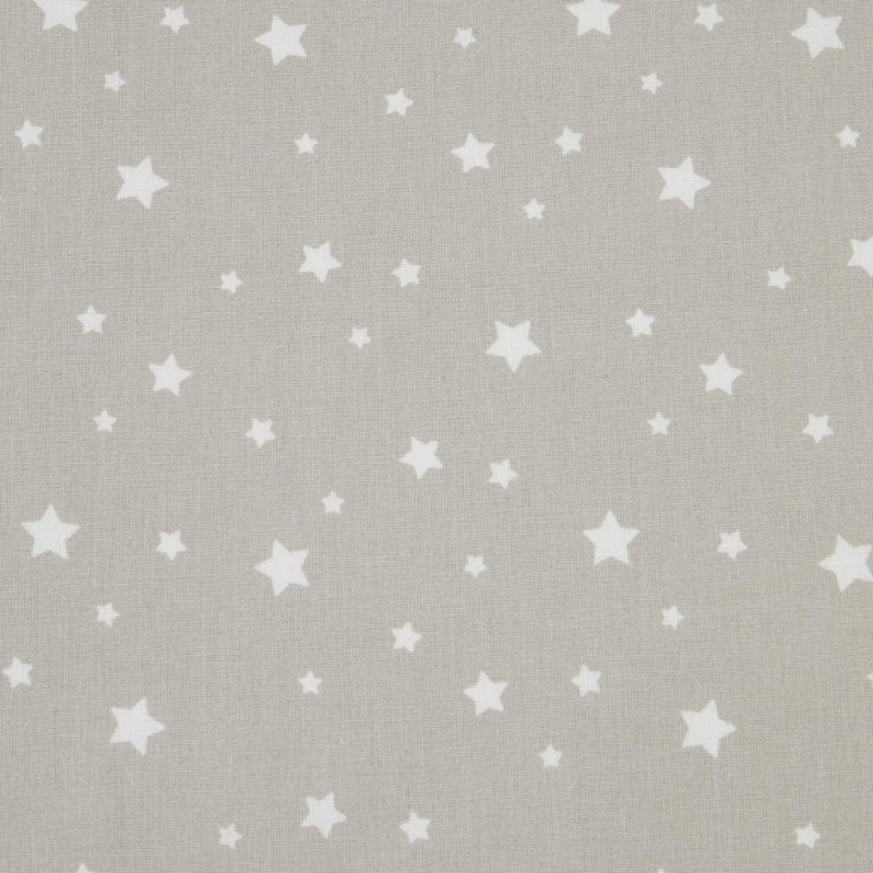 Printed Cotton ZETOILE Linen / White